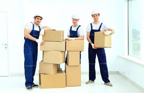 Removal team planning a move in Colliers Wood near local flats and homes
