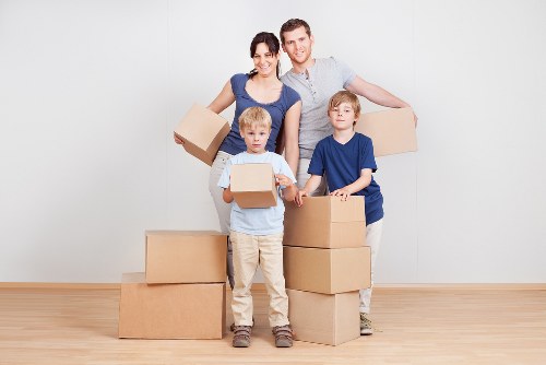 Local office movers coordinating access and parking for a business move