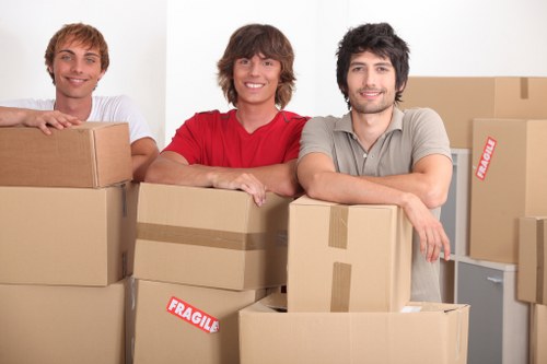 Local moving service helping with flat removals in Colliers Wood