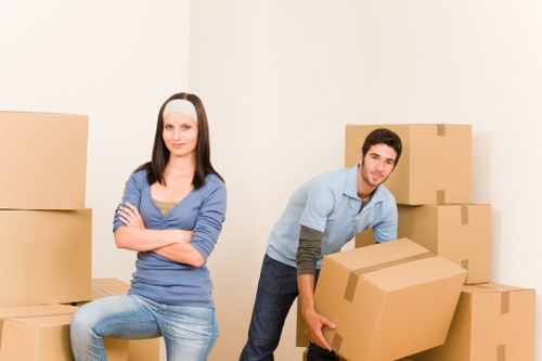 Checklist and moving boxes prepared for an urgent Colliers Wood relocation