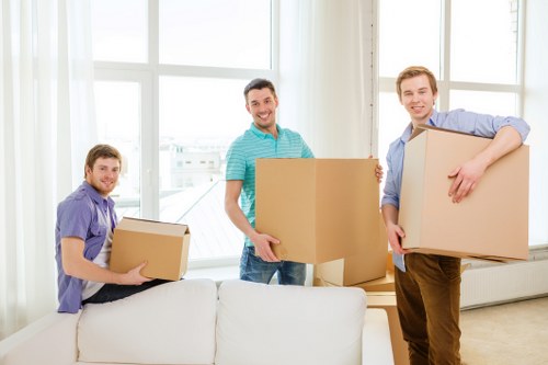Van loading furniture for a Colliers Wood house or flat move