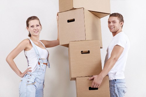 Local van removal service handling a residential move in Colliers Wood