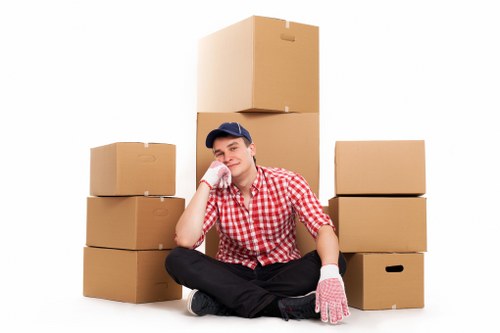 Professional removal van service focused on health and safety